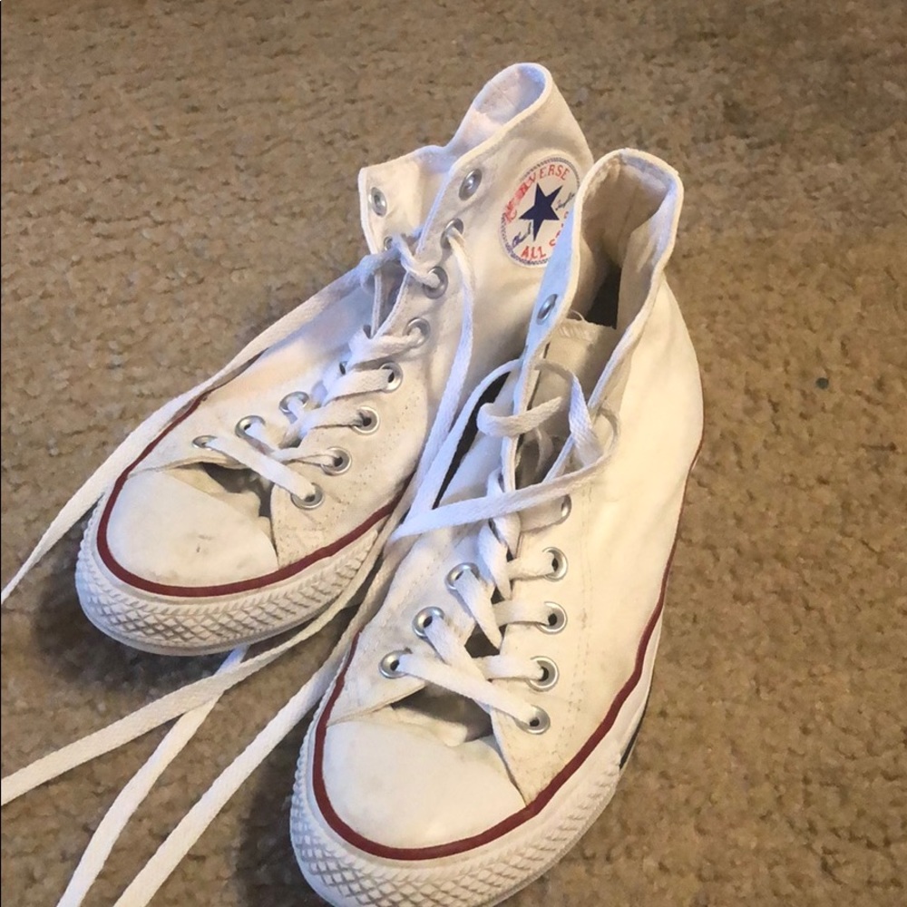 White High top converse